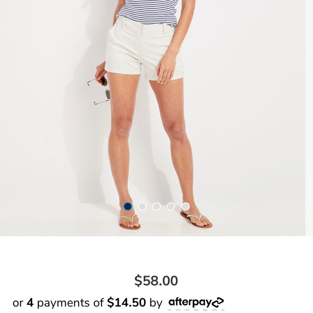 Never worn white vineyard vines shorts with tags still attached